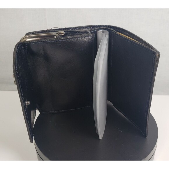 Patricia Nash Astor English Rustic Mums ID Credit Card Kiss Lock Coin Wallet - Picture 9 of 16